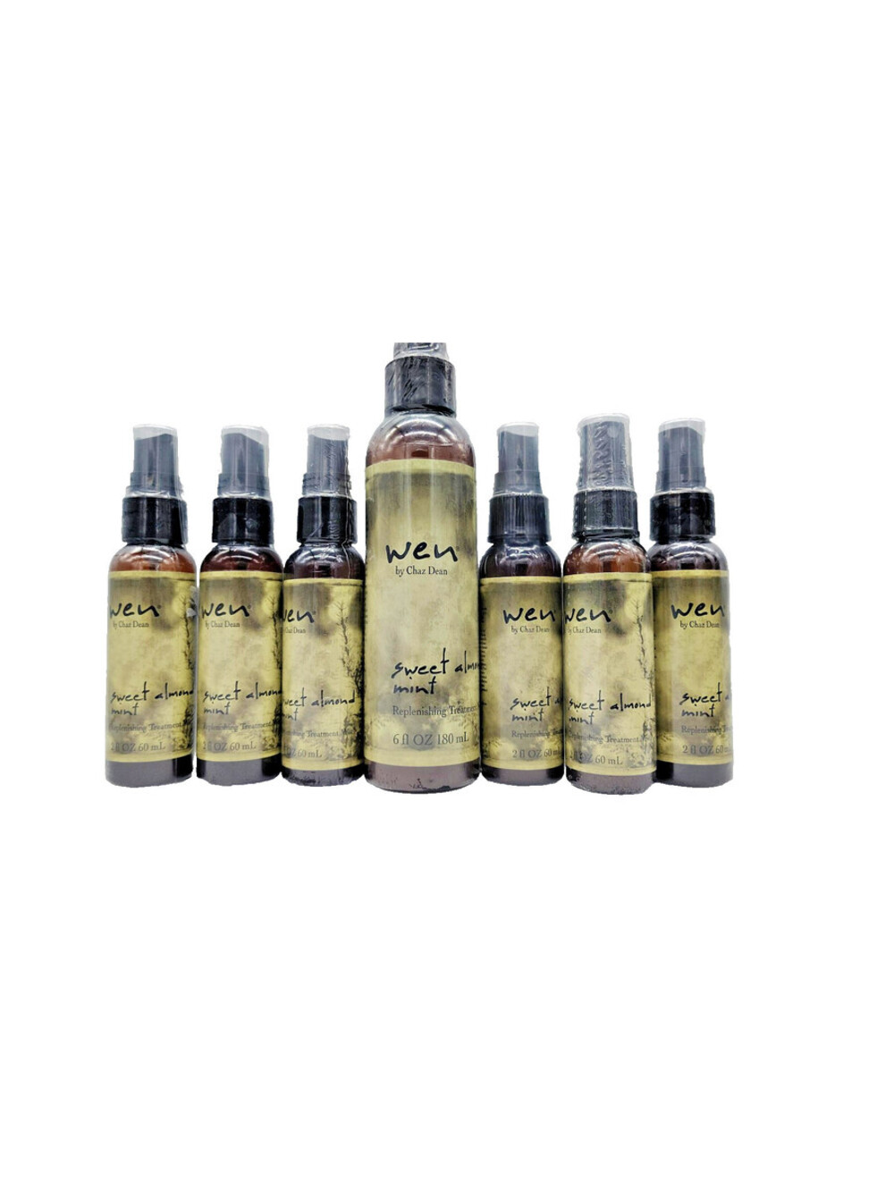 WEN Sweet Almond Mint Replenishing Treatment Mist 7-Pc 18oz New Sealed